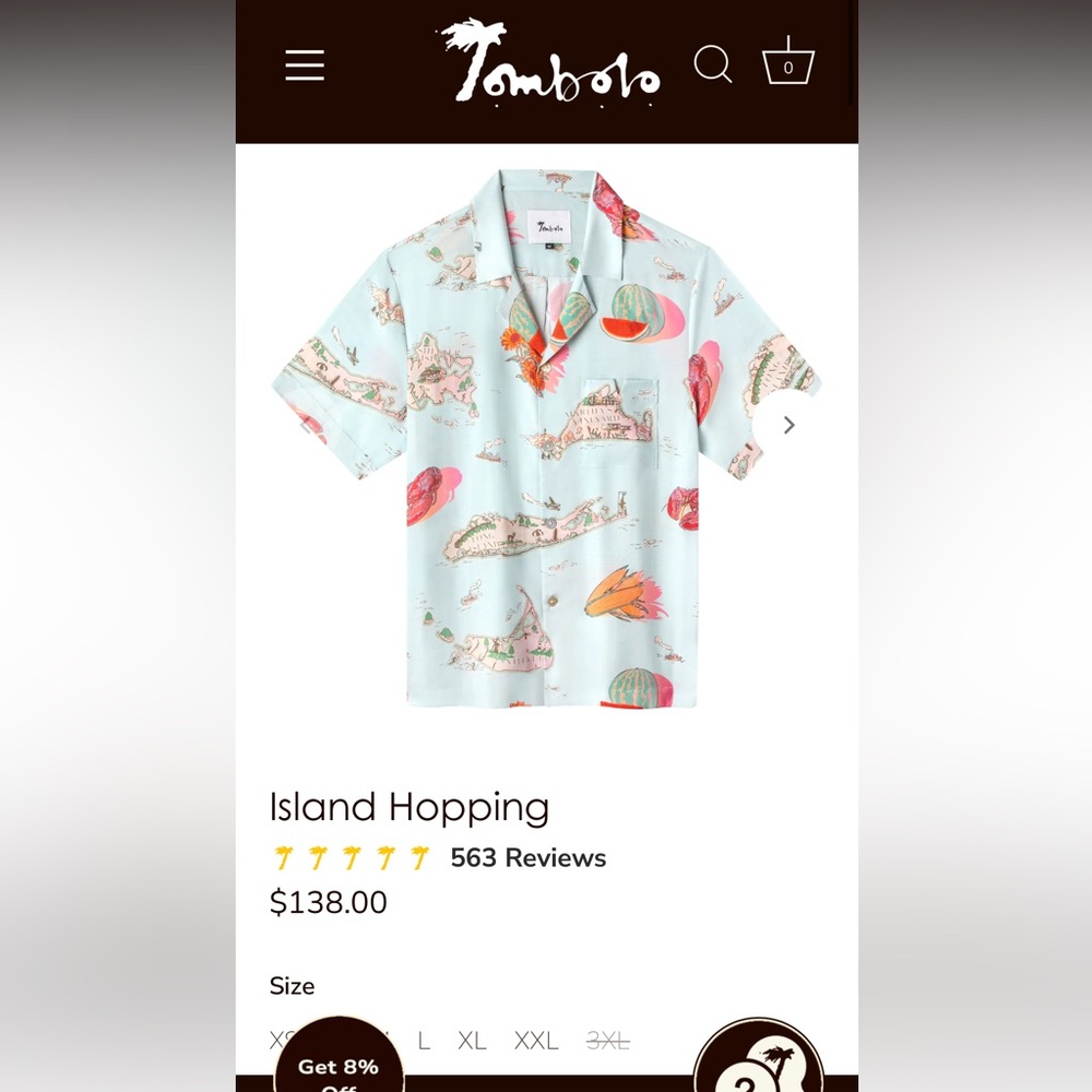 Tombolo Casual Button Down!